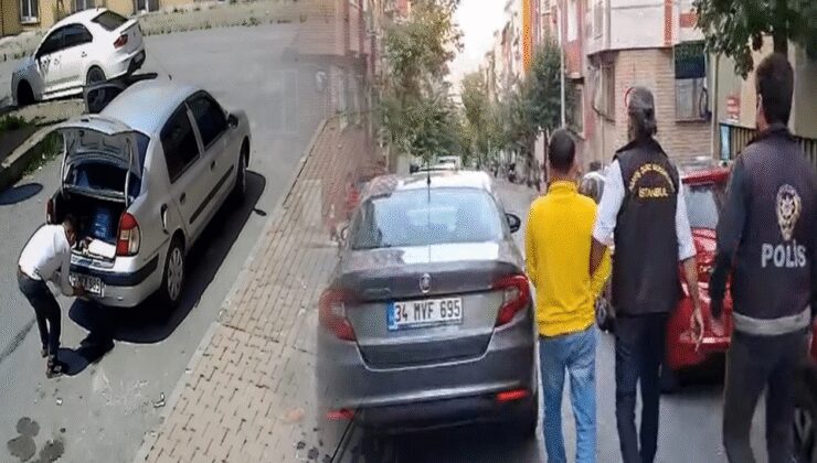 73 yaşında oto hırsızlığından tutuklandı; Merdivenleri polis yardımıyla indi
