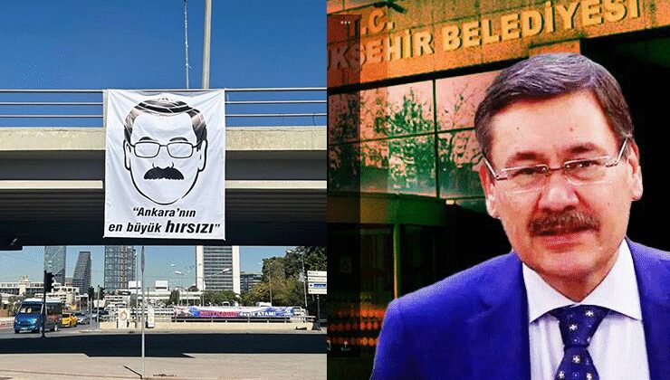 ABB operasyonunu 8 saat önceden haber veren Gökçek'in pankartını astılar
