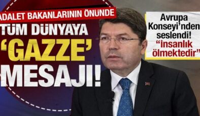 Adalet Bakanı Tunç’tan Avrupa Konseyi’nde önemli açıklamalar!