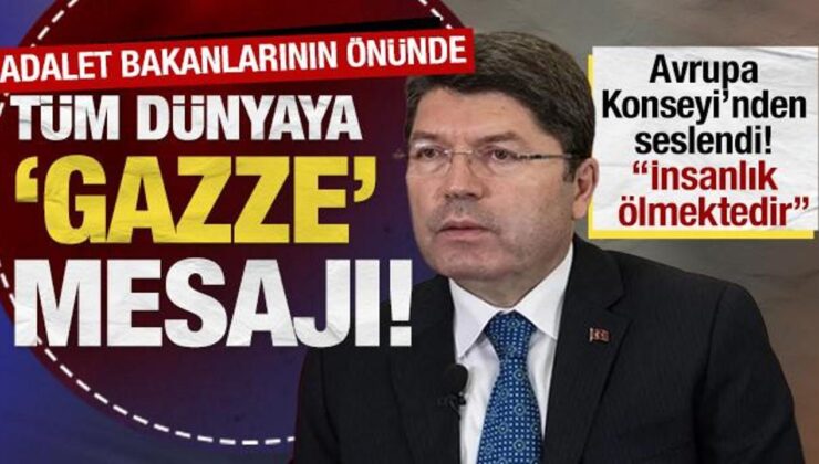 Adalet Bakanı Tunç’tan Avrupa Konseyi’nde önemli açıklamalar!