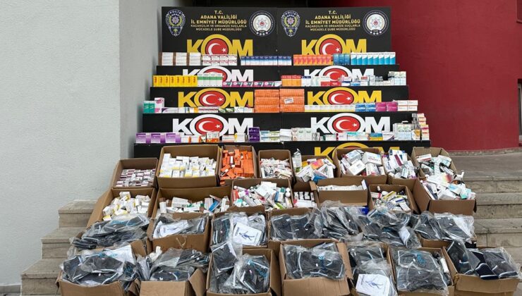 Adana'da 31 bin 98 ilaç ele geçirildi: 2 kişi gözaltına alındı