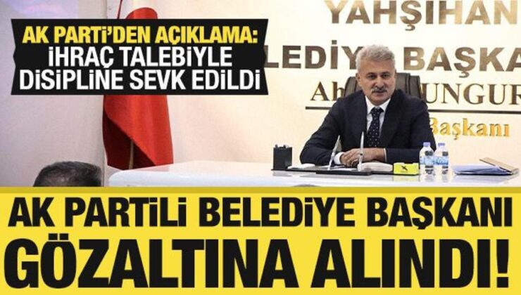 AK Partili Yahşihan Belediye Başkanı gözaltına alındı!