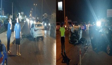 Antalya'daki kaza'da 2 kişi öldü, 2 kişi yaralandı
