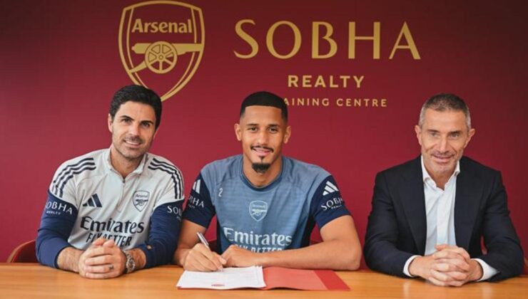 Arsenal, Saliba’nın sözleşmesini uzattı