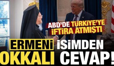 Bartholomeos’un Türkiye iftirasına, Ermeni isimden okkalı cevap!