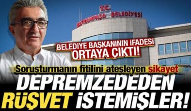 Bayrampaşa Belediye Başkanı’nın ifadesi ortaya çıktı: Depremzededen rüşvet istemişler