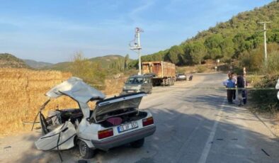 Bigadiç’te trafik kazası; 1 ölü