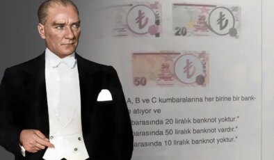 Bir yayınevi, sorularına koyduğu banknotlardaki Atatürk resmini sansürledi