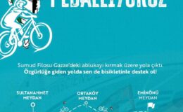 Bisikletli gençler Sumud Filosu için pedallayacak