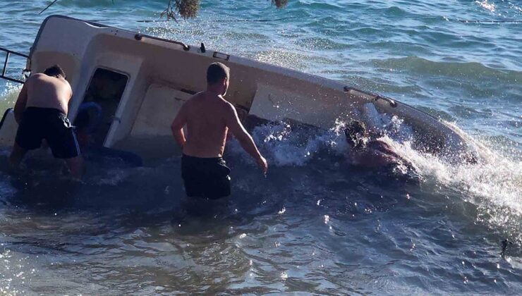 Bodrum’da fırtına kabusu: Kayıklar battı, feribot seferleri iptal edildi