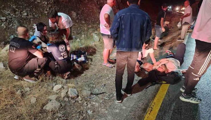 Bodrum’da turistik ölüm yolunda feci kaza