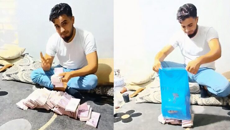 Çaldıkları altınları bozdurup, parayı odaya döktüler
