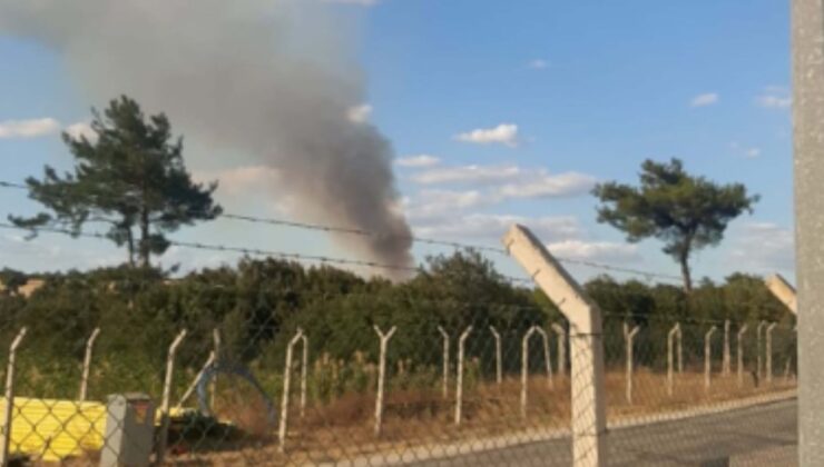 Çanakkale'de orman yangını: Havadan ve karadan müdahale sürüyor