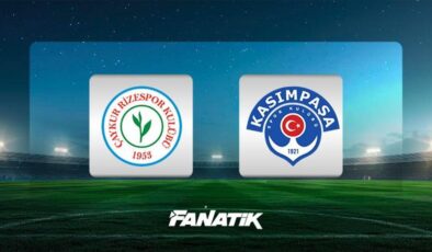 CANLI | Çaykur Rizespor-Kasımpaşa maçı ne zaman, saat kaçta, hangi kanalda?