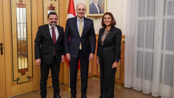 Canlı yayında kavga etmişlerdi, Numan Kurtulmuş'la poz verdiler