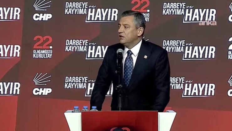 CHP kurultayı başladı… Özgür Özel konuşuyor