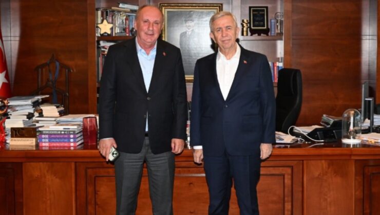 CHP'li İnce'den Yavaş'a destek ziyareti