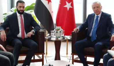 Cumhurbaşkanı Erdoğan, ABD’de Suriye lideri Şara ile görüştü