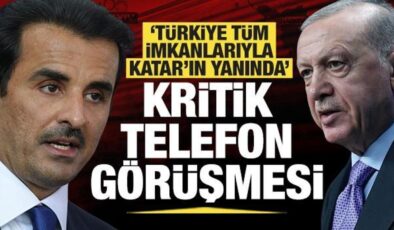 Cumhurbaşkanı Erdoğan’dan Katar’a net mesaj: Türkiye tüm imkanlarıyla Katar’ın yanında