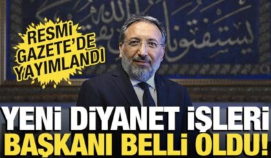 Diyanet İşleri Başkanlığına Prof. Dr. Safi Arpaguş atandı! Resmi Gazete’de yayımlandı