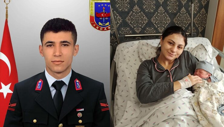 Dün toprağa verilen şehidin ismi bugün doğan oğluna verildi