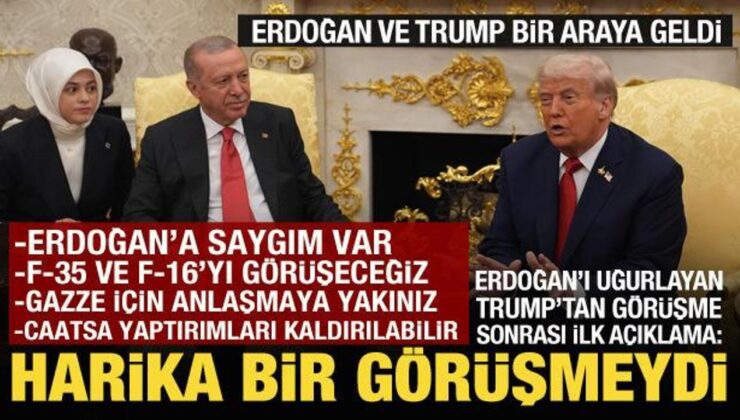 Dünyanın gözü bu zirveye kilitlendi! Erdoğan-Trump görüşmesi bitti: Trump’tan açıklama!