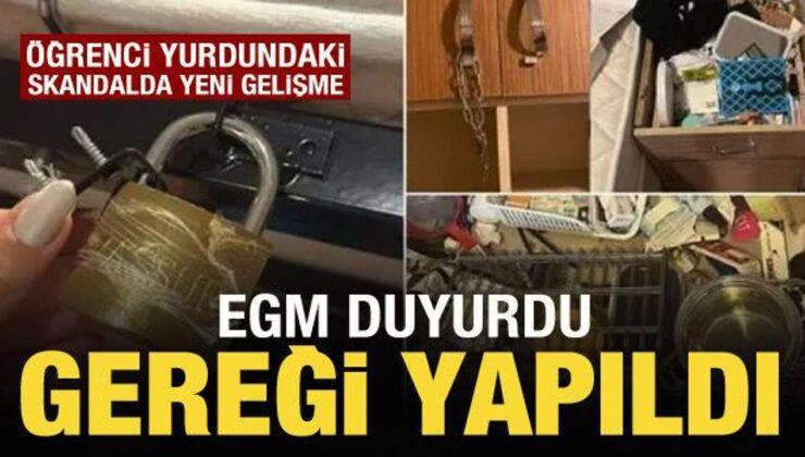 EGM: Kız öğrenci yurdundaki olayla ilgili 4 şüpheli yakalandı