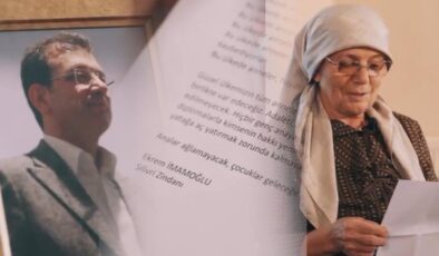 Ekrem İmamoğlu'ndan annesine duygusal mektup