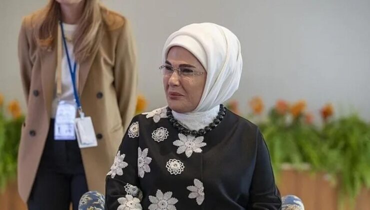 Emine Erdoğan, New York’ta liderlerin eşleriyle görüştü