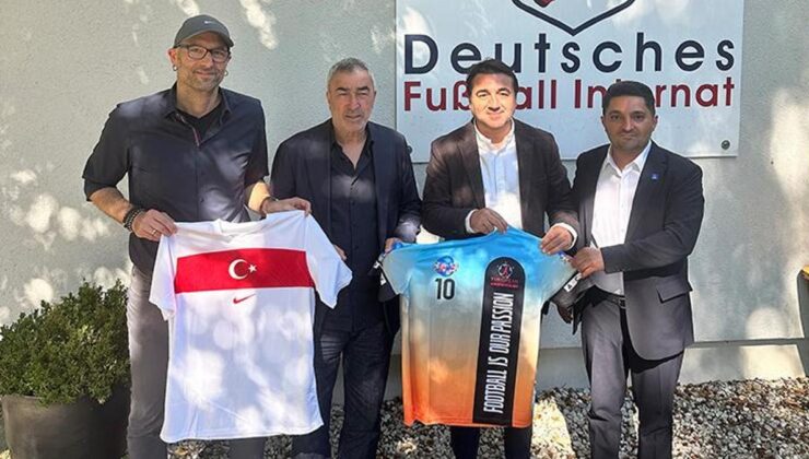 Emrah Bayraktar ve Samet Aybaba Almanya’da temaslarda bulundu! ETFA Academy Genel Başkanı Sedat Aydemir ile görüştüler