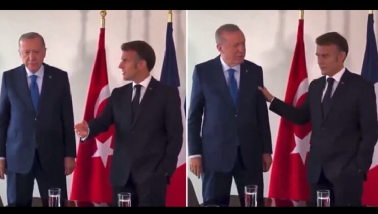 Erdoğan- Macron zirvesinde bu kare gözden kaçtı!