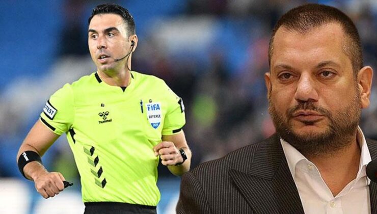 Ertuğrul Doğan’dan Arda Kardeşler’e: Bu arkadaşımızın hakemliği bitmiştir!