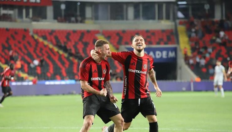 Gaziantep FK, üst üste 3. galibiyetini aldı