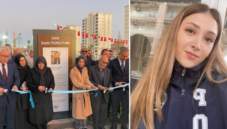 Geçtiğimiz yıl şehit edilmişti! Şeyda Yılmaz’ın ismi parka verildi