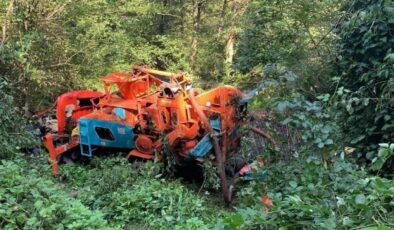 Giresun’da patoz uçuruma devrildi: 1 ölü