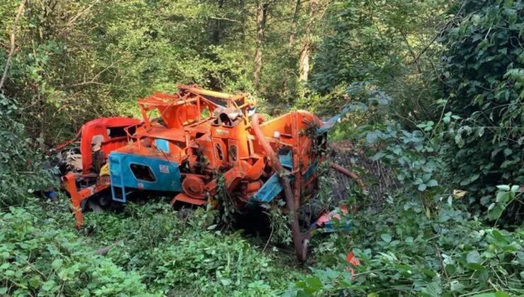 Giresun’da patoz uçuruma devrildi: 1 ölü