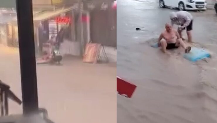 Görüntüler Türkiye'den! Bikiniyi mayoyu giyip kendilerini sulara bıraktılar