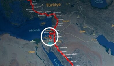 Hicaz Demiryolu haritasında dikkat çeken Filistin-İsrail ayrıntısı… Bakan paylaştı