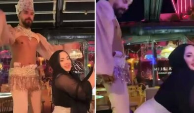 Hiçbir şeye saygıları kalmadı! Eğlence mekanında mide bulandıran görüntüler