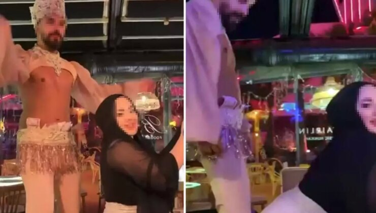 Hiçbir şeye saygıları kalmadı! Eğlence mekanında mide bulandıran görüntüler