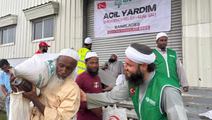 İDDEF’ten arakanlı mazlum ailelere 90 ton gıda yardımı