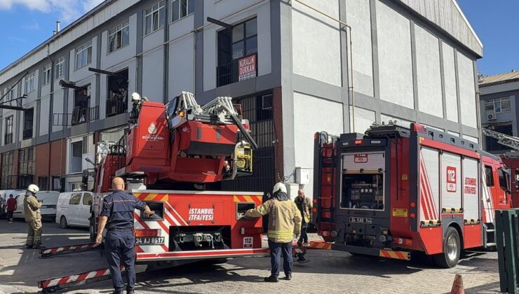İstanbul’da sanayi sitesinde yangın! Çok sayıda ekip bölgede