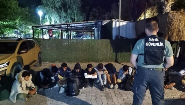 İzmir’de 14 düzensiz göçmen yakalandı