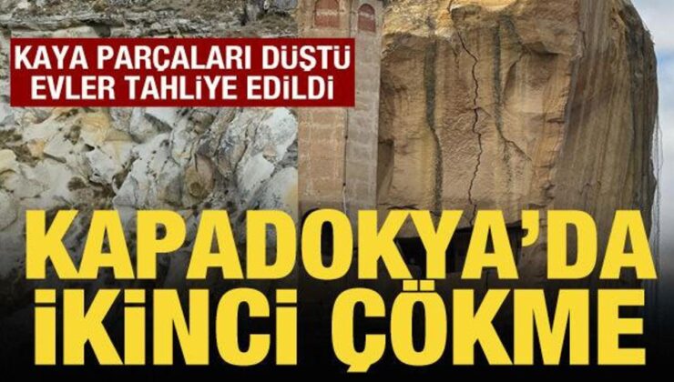 Kadıkalesi’nde kaya parçası düştü; 3 ev tahliye edildi