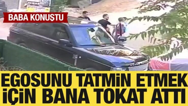 Kocaeli’de çocuklarının önünde tokatlanan baba konuştu