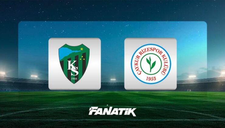 Kocaelispor-Rizespor maçı ne zaman, saat kaçta, hangi kanalda canlı yayınlanacak? (Süper Lig)