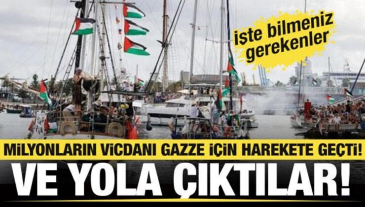 Küresel Sumud Filosu Tunus’tan Gazze’ye doğru yola çıktı