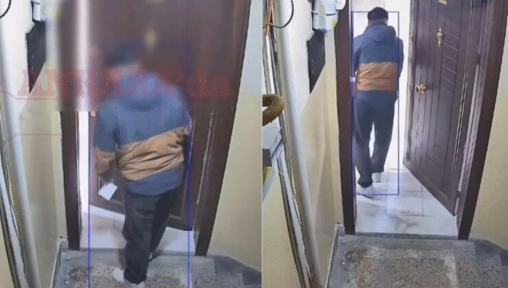 Kurye siparişi teslim ettikten sonra kadın müşterinin evine girmeye çalıştı