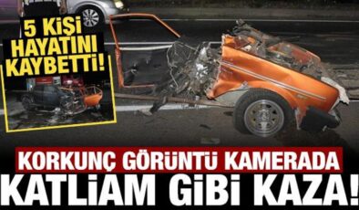 Manisa’da katliam gibi kaza: 5 kişi hayatını kaybetti!