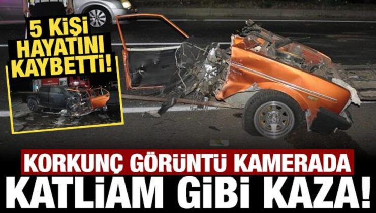 Manisa’da katliam gibi kaza: 5 kişi hayatını kaybetti!